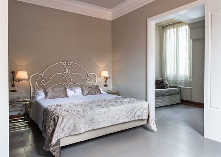 Suite deluxe la romántica  Art Hotel Orologio Bologne