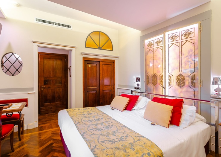 Chambre Double Deluxe  Art Hôtel Commercianti Bologne