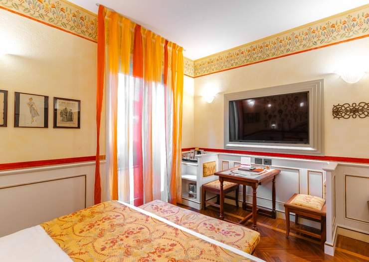 Chambre Double Deluxe  Art Hôtel Commercianti Bologne