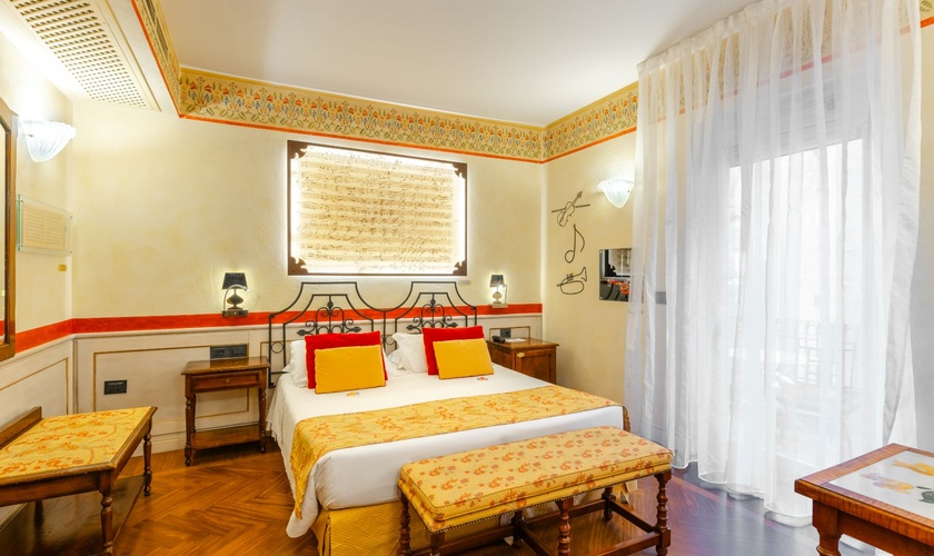 Chambre Double Deluxe avec Terrasse Art Hôtel Commercianti Bologne Chambre Double Deluxe avec Terrasse Art Hôtel Commercianti Bologne