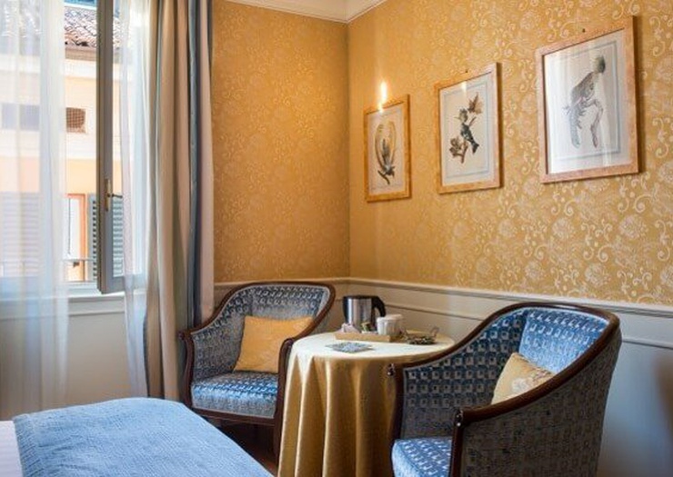 Chambre deluxe  Art Hotel Orologio Bologne