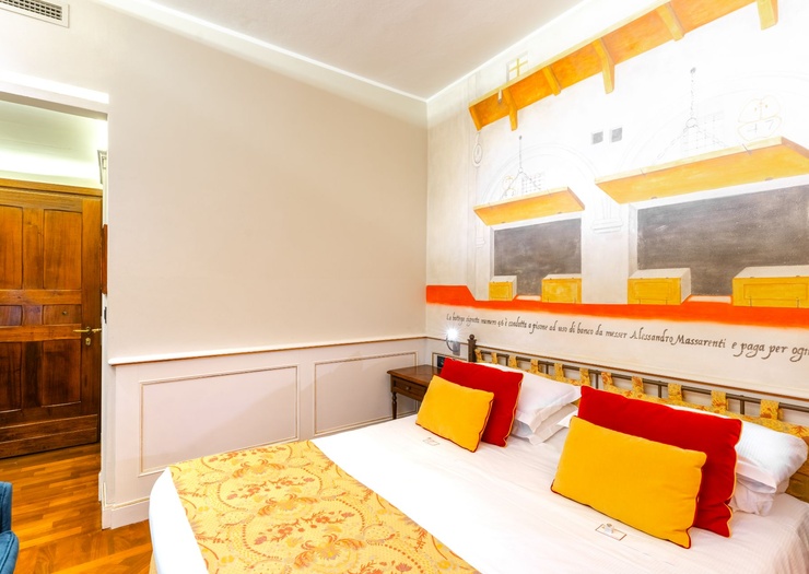 Chambre Double Classique  Art Hôtel Commercianti Bologne