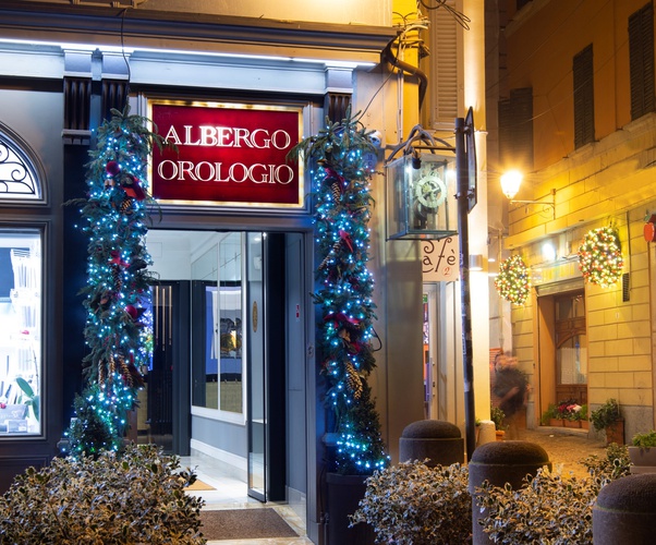 Entrée  Art Hotel Orologio Bologne