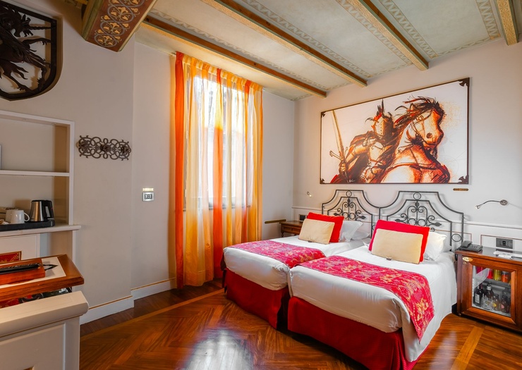 Chambre Double Deluxe  Art Hôtel Commercianti Bologne