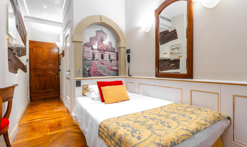 Chambre Individuelle Art Hôtel Commercianti Bologne Chambre Individuelle Art Hôtel Commercianti Bologne