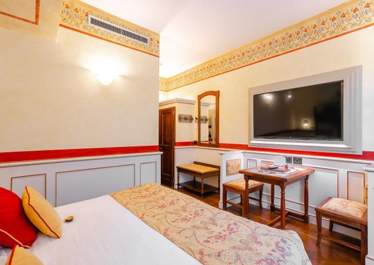 Chambre Double Deluxe Art Hôtel Commercianti Bologne Chambre Double Deluxe Art Hôtel Commercianti Bologne