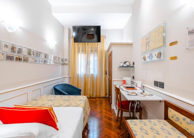 Chambre Individuelle Art Hôtel Commercianti Bologne Chambre Individuelle Art Hôtel Commercianti Bologne
