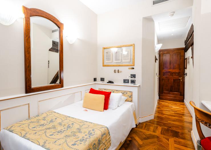 Chambre Individuelle Art Hôtel Commercianti Bologne Chambre Individuelle Art Hôtel Commercianti Bologne