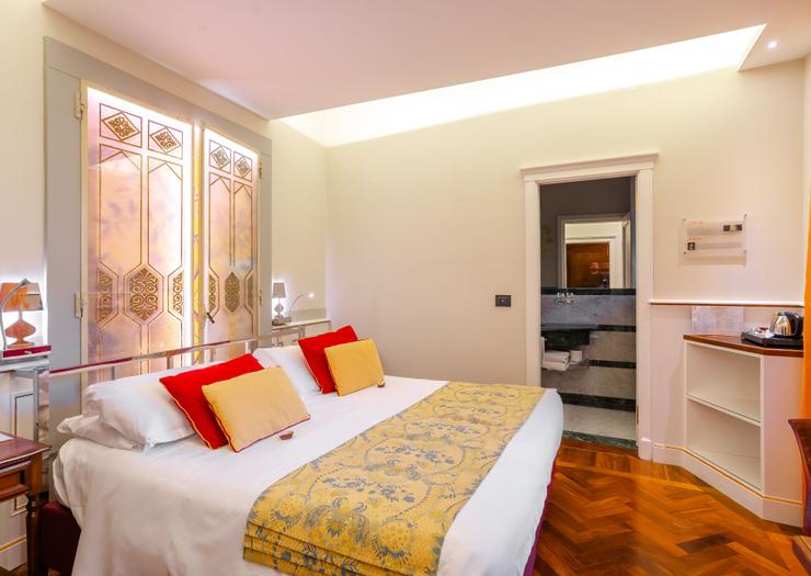 Chambre Double Deluxe Art Hôtel Commercianti Bologne Chambre Double Deluxe Art Hôtel Commercianti Bologne