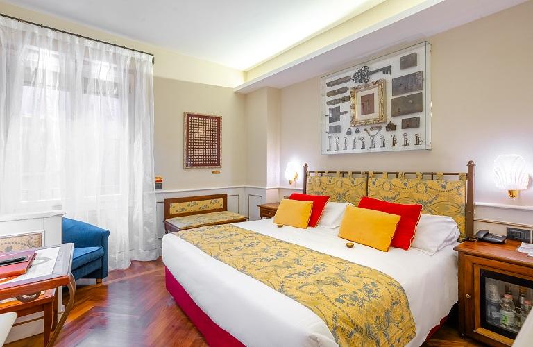 Chambre Double Classique Art Hôtel Commercianti Bologne Chambre Double Classique Art Hôtel Commercianti Bologne