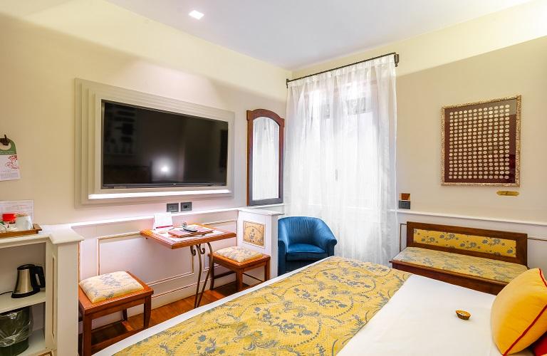 Chambre Double Classique Art Hôtel Commercianti Bologne Chambre Double Classique Art Hôtel Commercianti Bologne