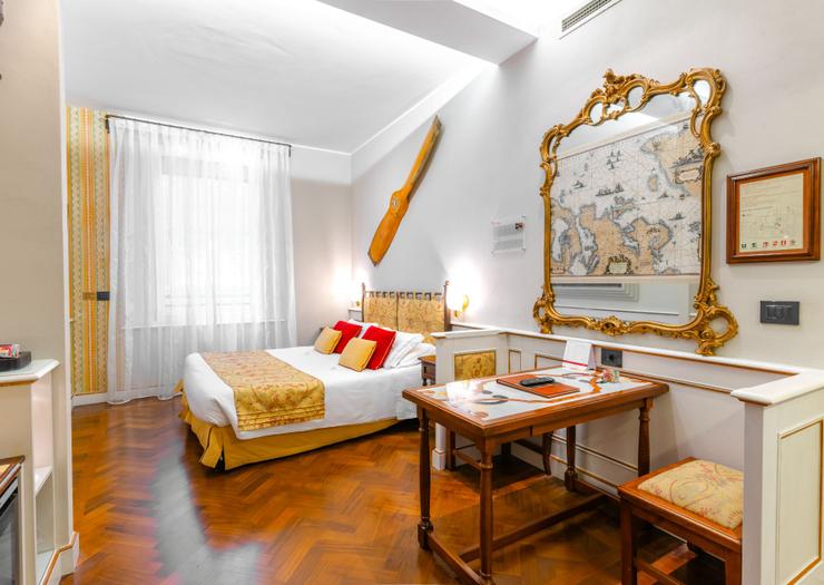 Chambre Double Deluxe Art Hôtel Commercianti Bologne Chambre Double Deluxe Art Hôtel Commercianti Bologne